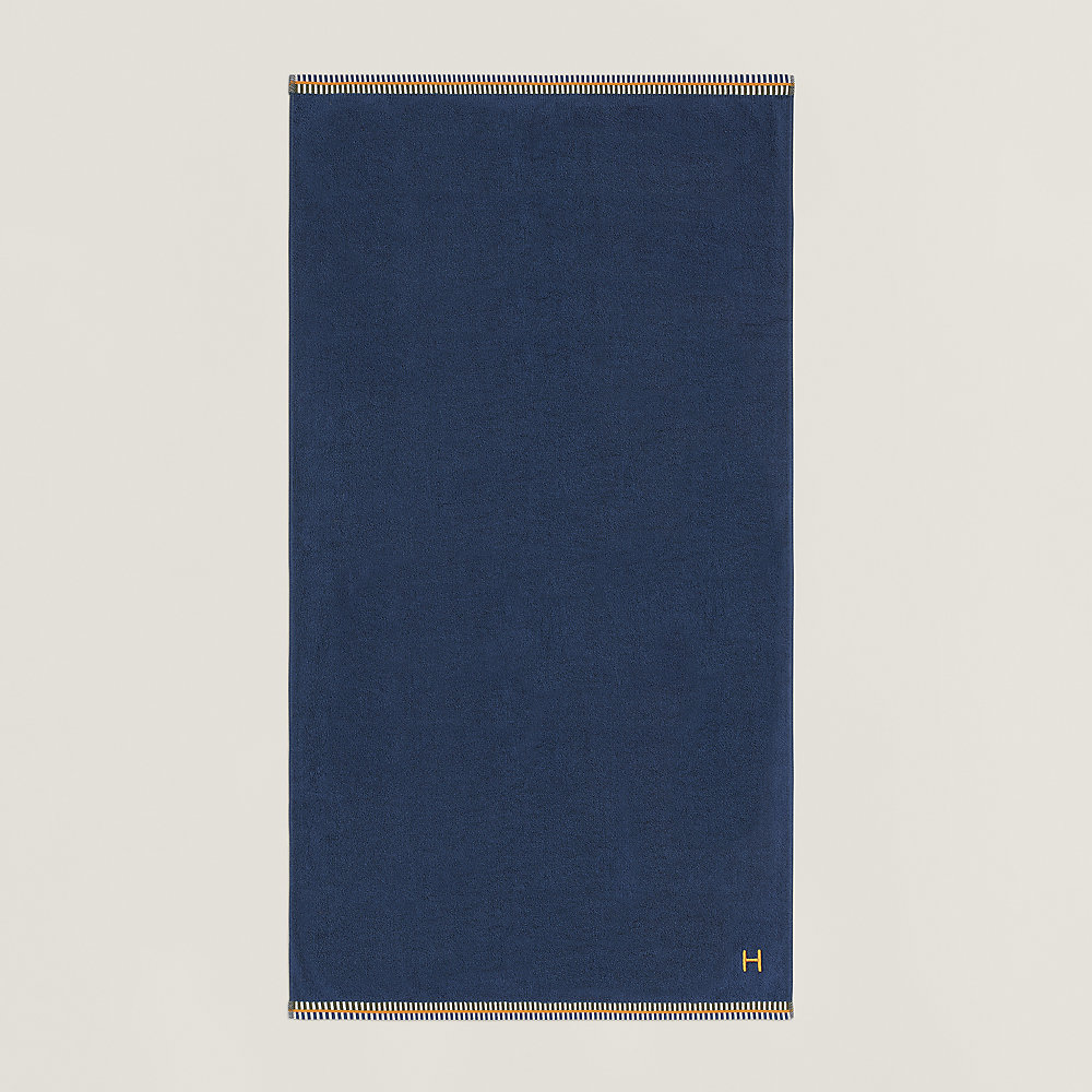Vice Versa bath towel - Blue | Hermès USA
